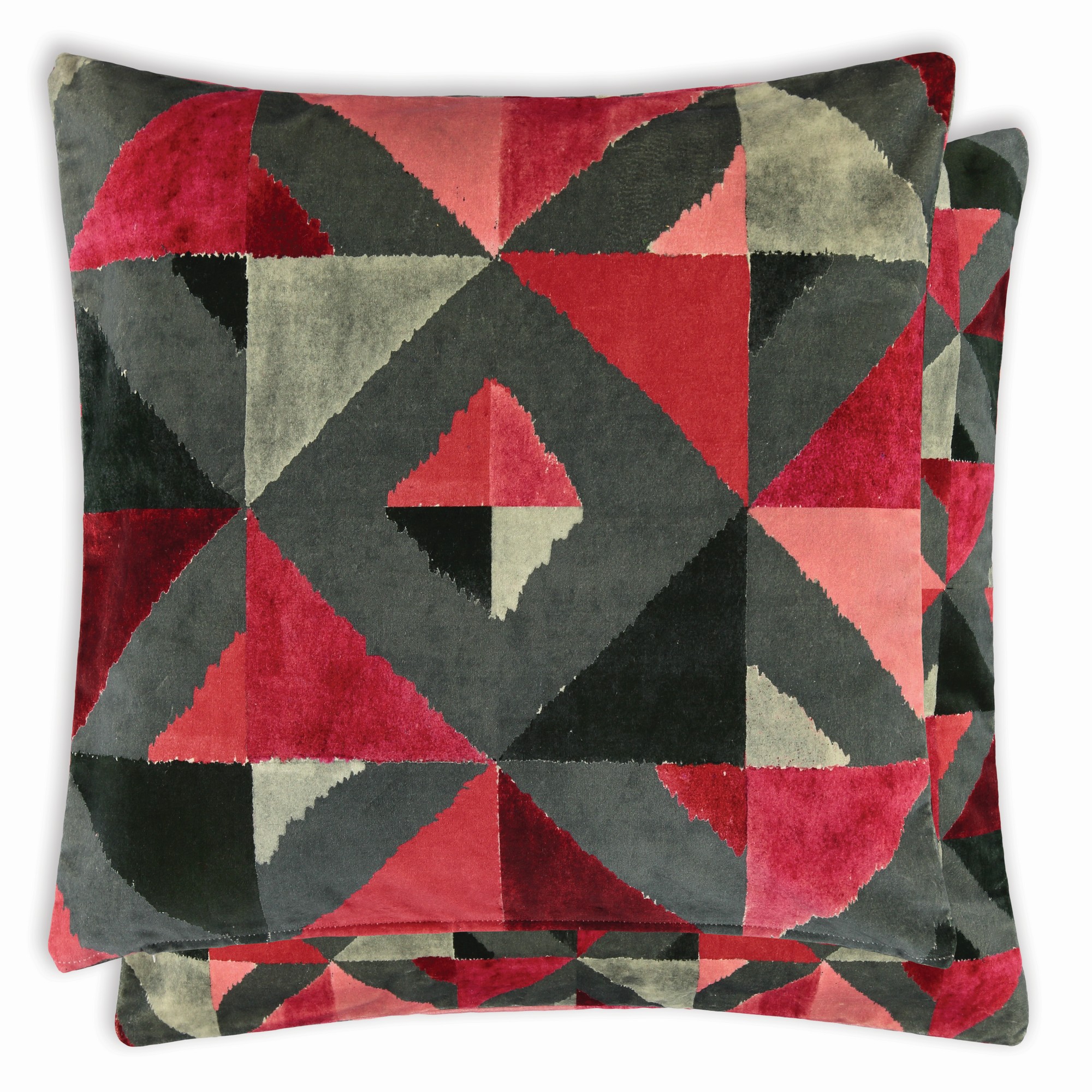 Molino Cushion By William Yeoward In Rouge Red